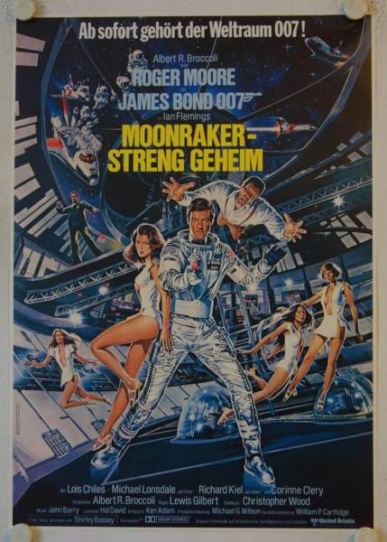 Moonraker original release german movie poster
